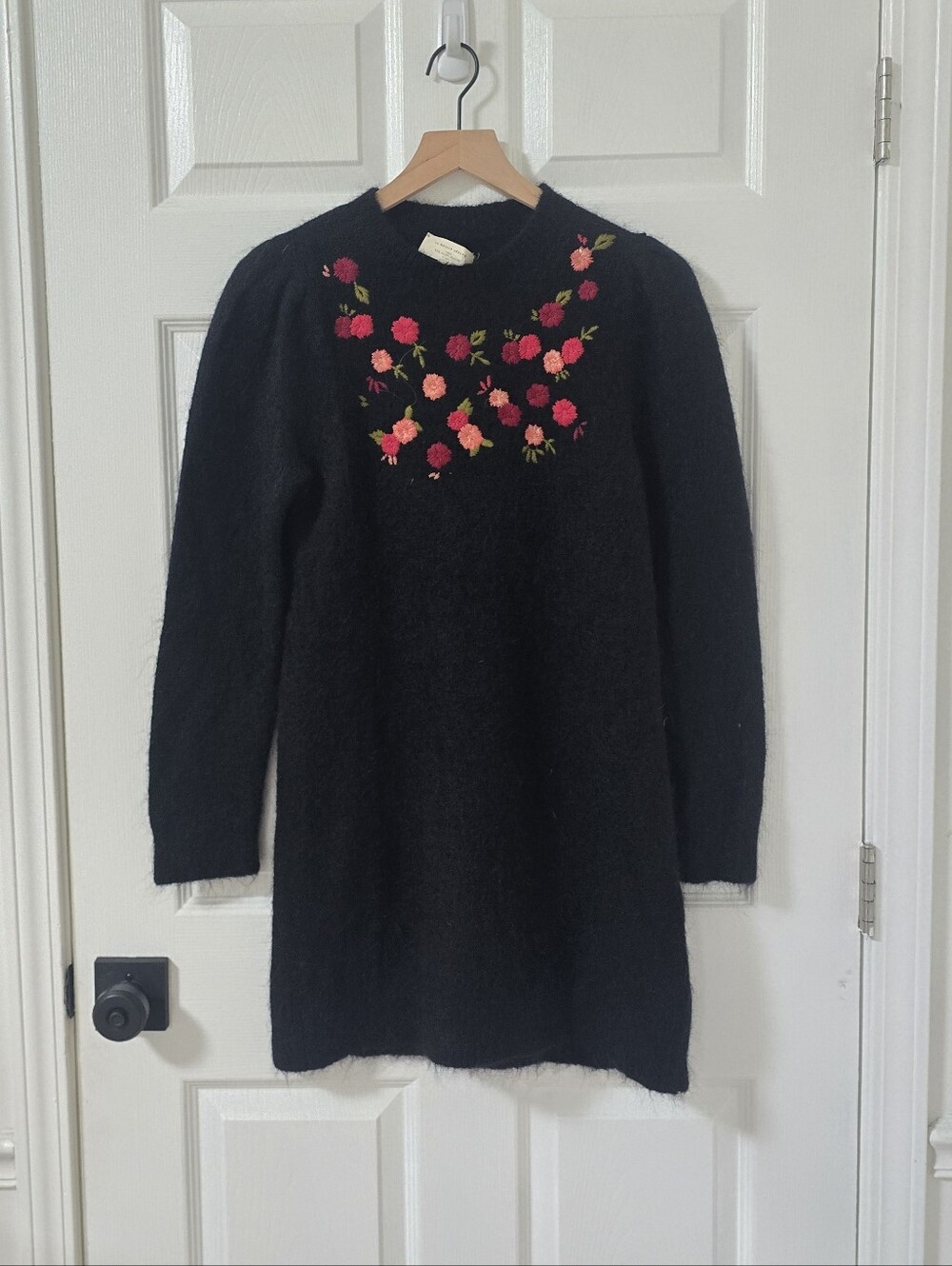 Sezane Uriel Mohair/wool Sweater Mini Dress Size S - Picture 2 of 6